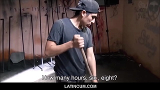 Amateur Spanish Latino Maintenance Guy Paid Cash For Fuck