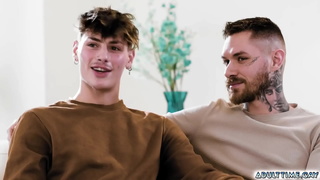 Twinks switching partners with their hot professors. Cyrus Stark and Zak Bishop are with their college professor Dillon Diaz and husband Alpha Wolfe. As they chat they came up offering to share partners